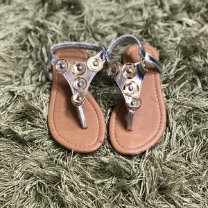 Silver 🖤 Sandals